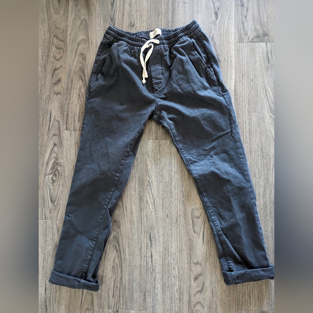 Marine Layer Saturday Pant Slim Fit in Washed Black